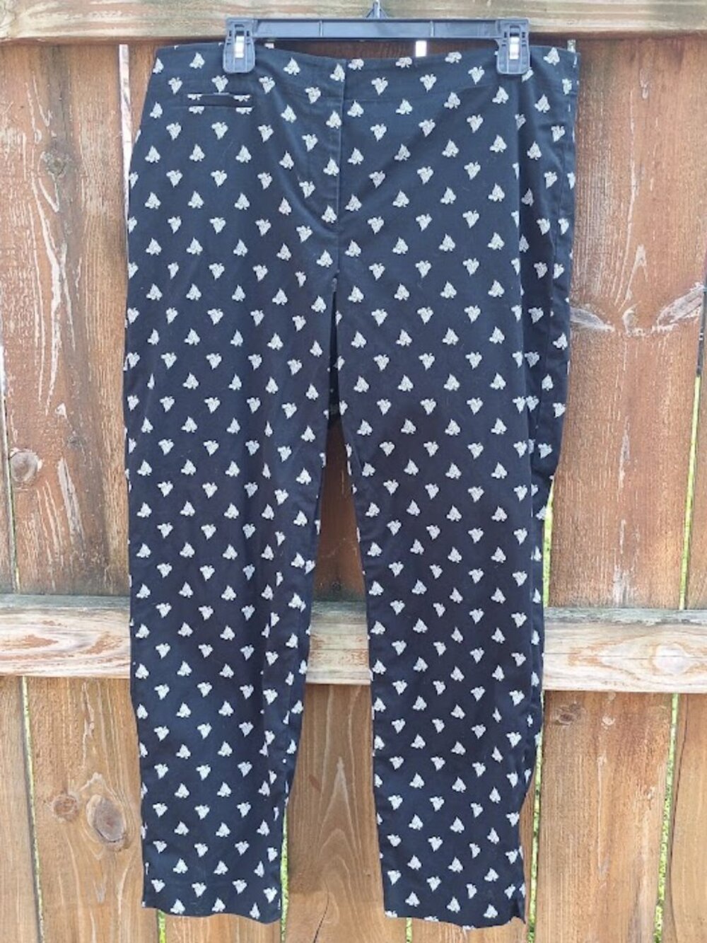 Jjill Crop Cotton Paisley Pants Sz. 14
